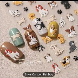 Dog nail decor
